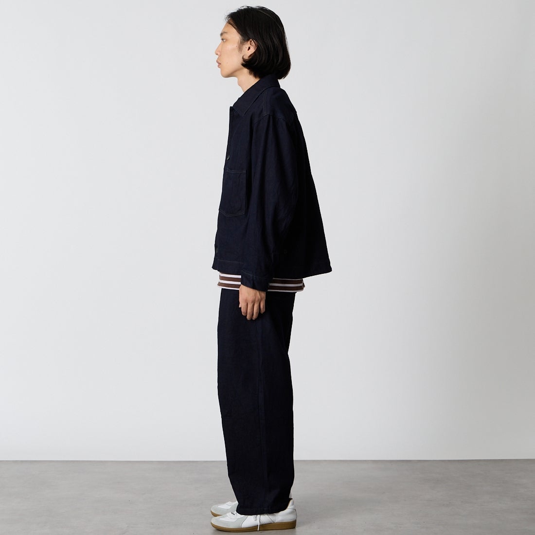 STILL BY HAND [スティルバイハンド] 12oz デニムジャケット [DN02263] DARK NAVY