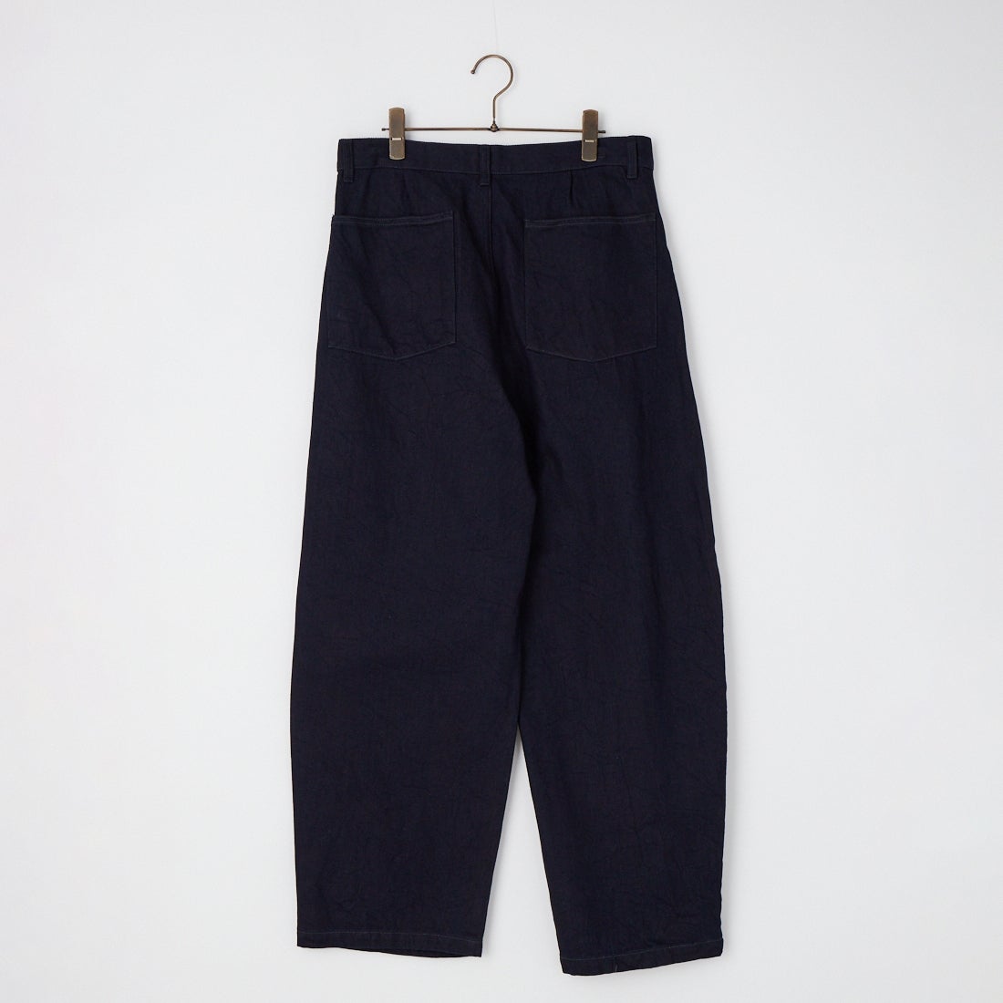 STILL BY HAND [スティルバイハンド] 12oz デニムディープタックパンツ [DN01263] DARK NAVY