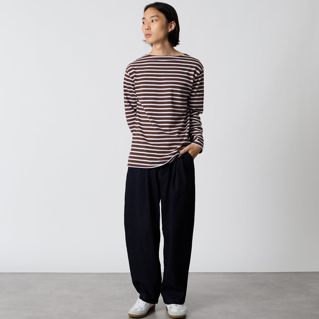 STILL BY HAND [スティルバイハンド] 12oz デニムディープタックパンツ [DN01263] DARK NAVY