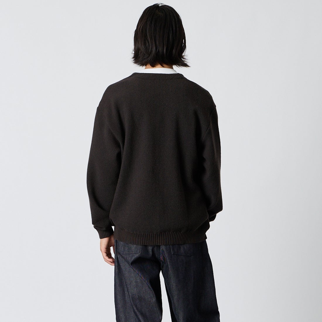STILL BY HAND [スティルバイハンド] ジップカーディガン [KN02263] BROWN CHAR