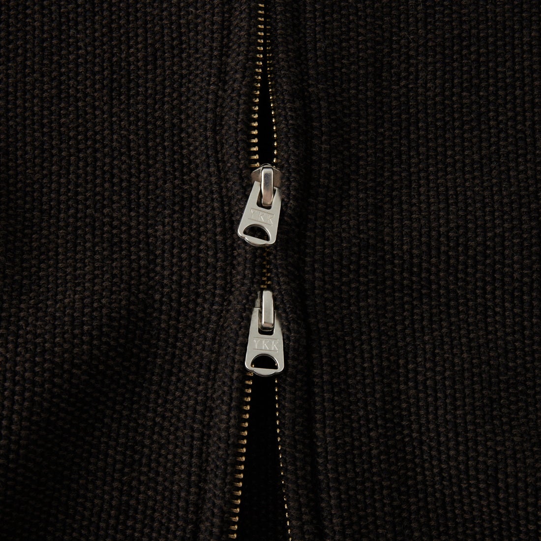 STILL BY HAND [スティルバイハンド] ジップカーディガン [KN02263] BROWN CHAR