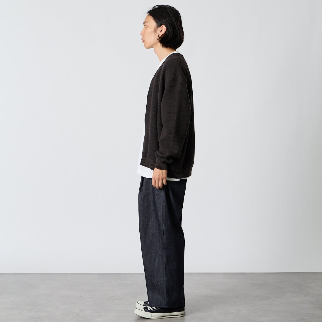 STILL BY HAND [スティルバイハンド] ジップカーディガン [KN02263