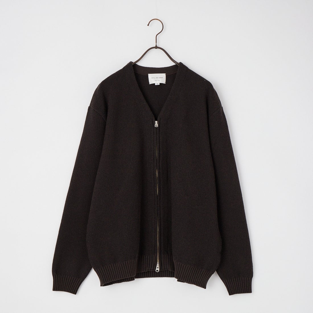 STILL BY HAND [スティルバイハンド] ジップカーディガン [KN02263