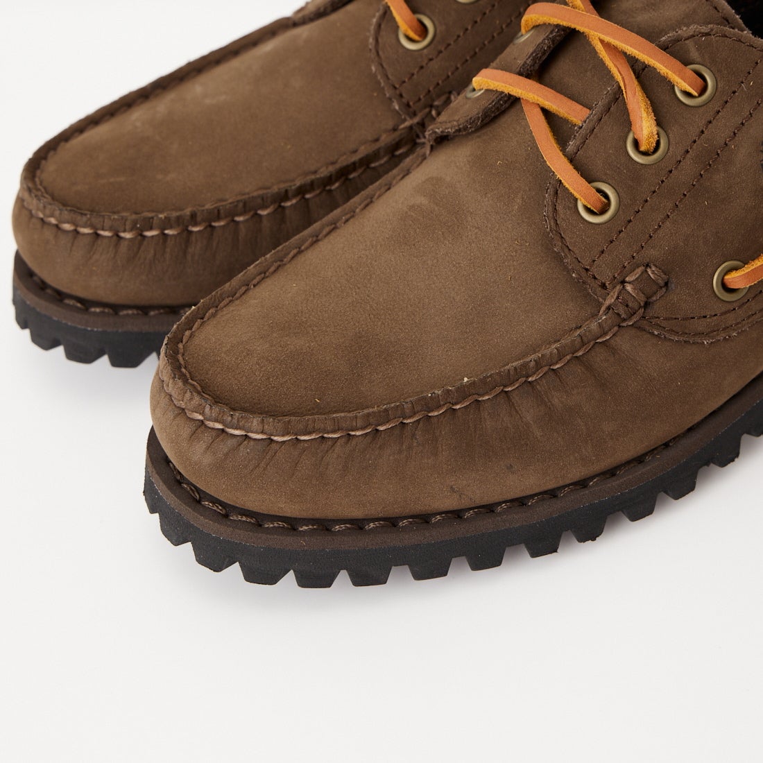 TIMBERLAND [ティンバーランド] スリーアイ ラグハンドソーンボートシューズ [A2PDQ] W07 D.BROW