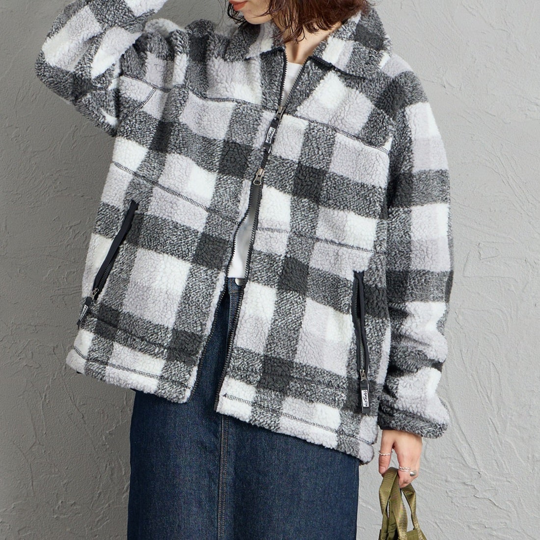 GRAY&&モデル身長：158cm 着用サイズ：S&&