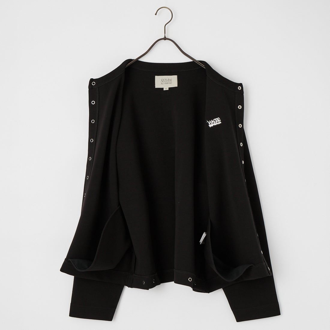 SEDAN ALL-PURPOSE [セダン オールパーパス] スナップカーディガン [SD26F-CT04] BLACK