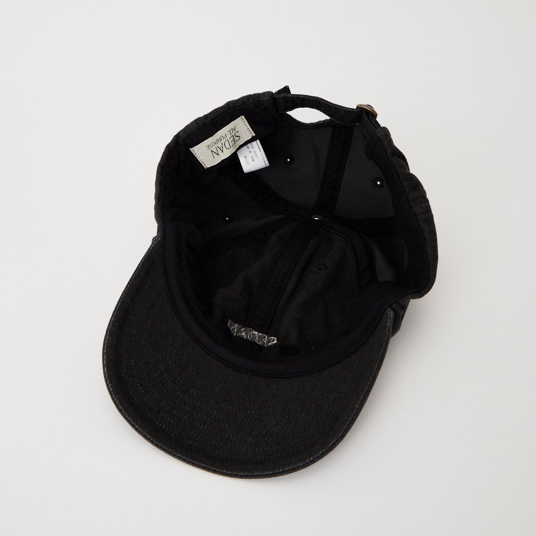 SEDAN ALL-PURPOSE [セダン オールパーパス] OGロゴヴィンテージウォッシュキャップ [SD26F-CP02] BLACK