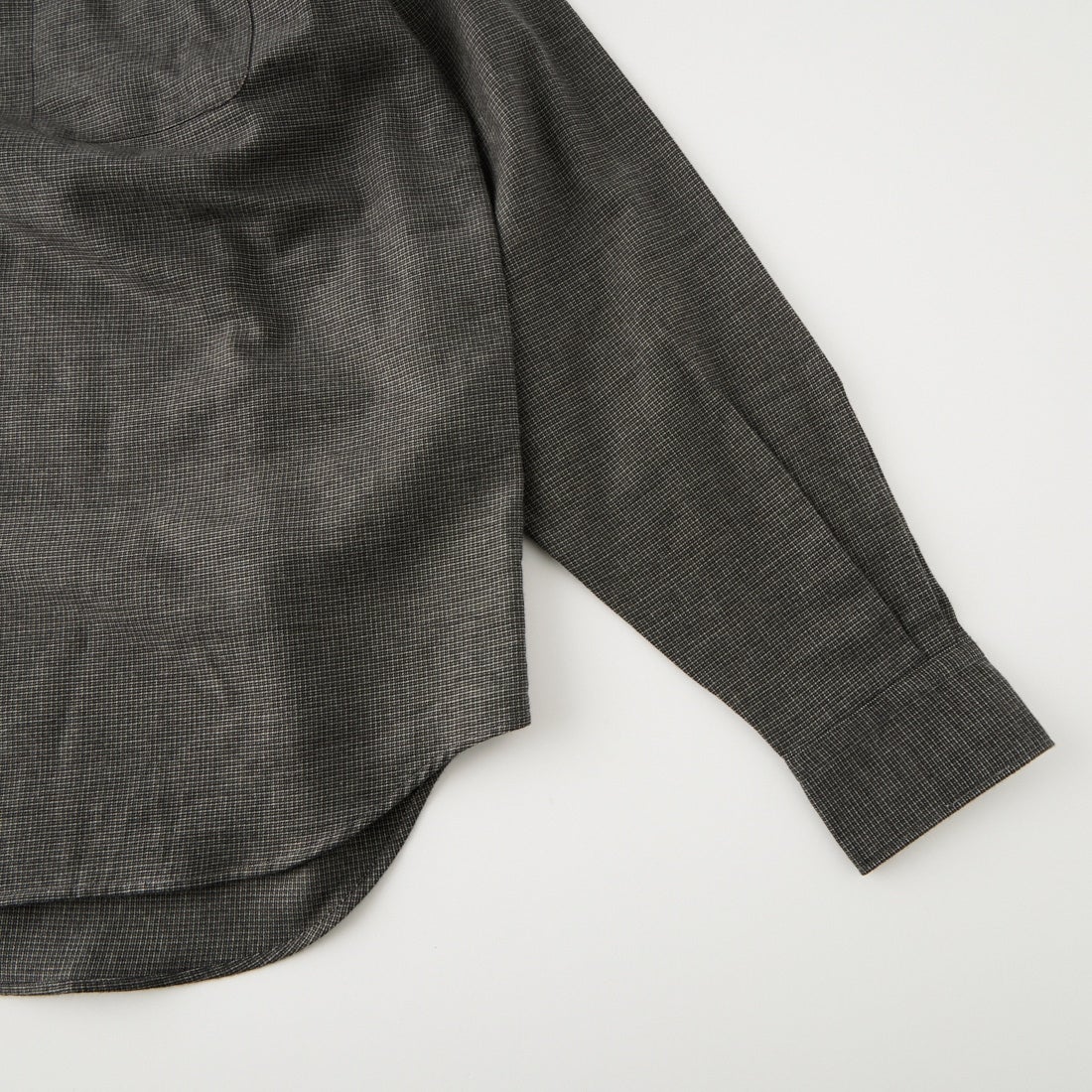 SEDAN ALL-PURPOSE [セダン オールパーパス] マイクロプレイド オープンカラーシャツ [SD26F-SH02] GREY