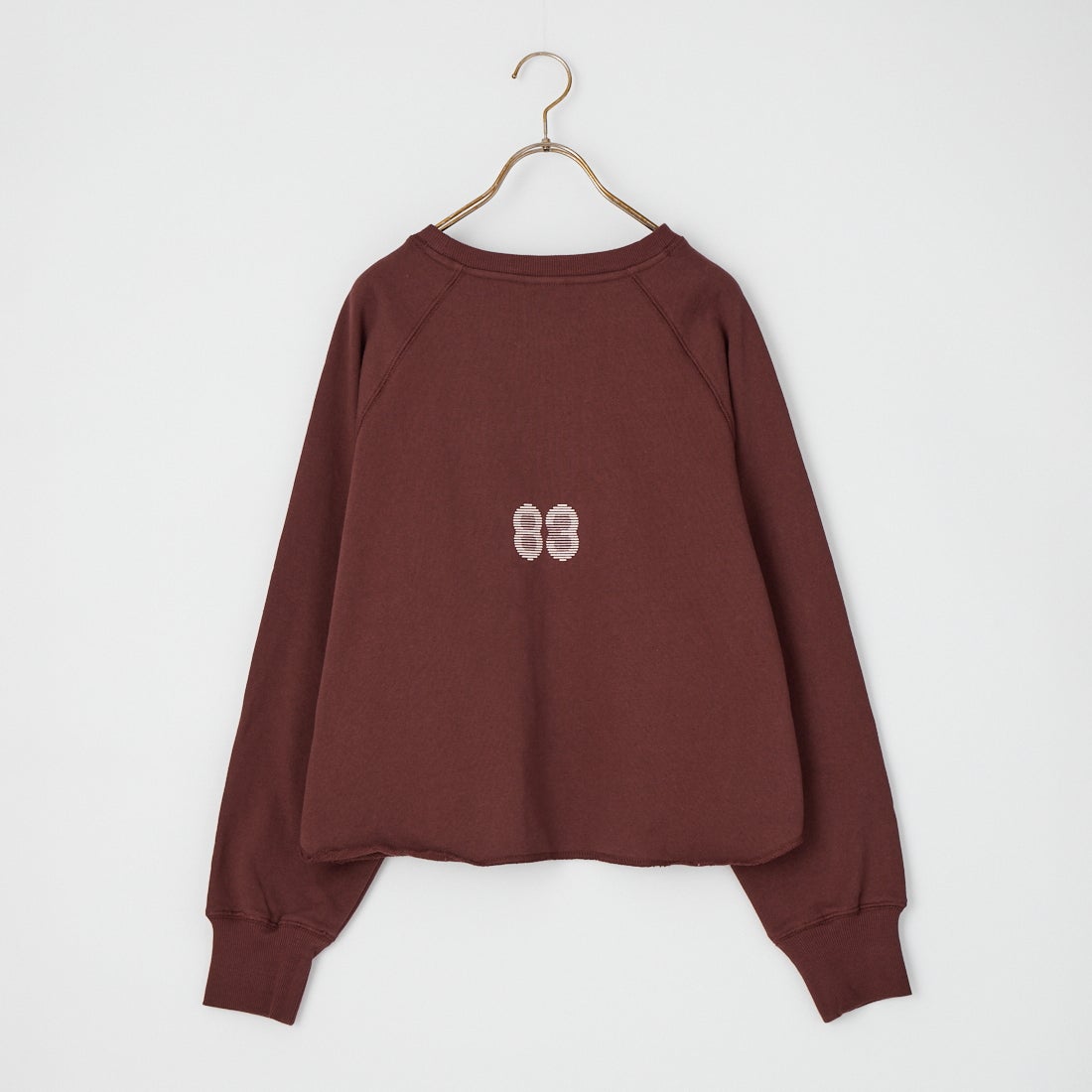 MANHATTAN PORTAGE [マンハッタンポーテージ] 別注 カレッジロゴ ショート丈カットオフスウェット [26FWMP-INL021-JF] WINE