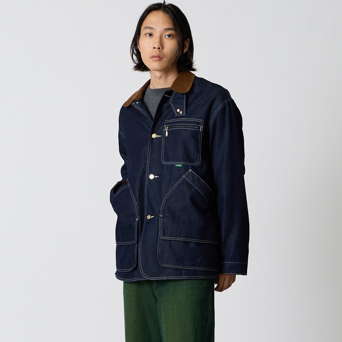 L.L.BEAN [エルエルビーン] ビーンズ フィールドコート フリースラインド インディゴ [6575-6041] 60 BLUE