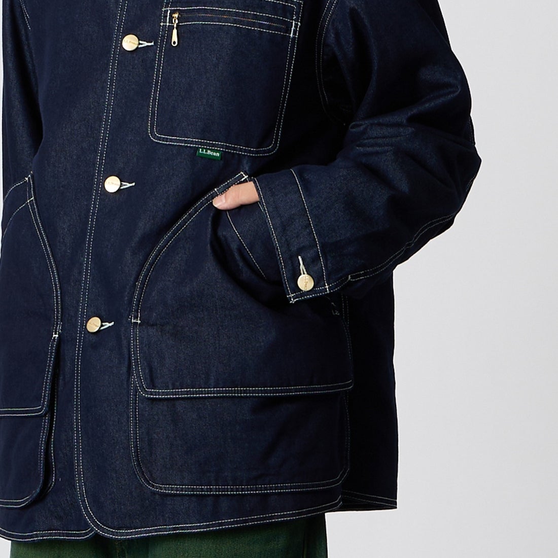 L.L.BEAN [エルエルビーン] ビーンズ フィールドコート フリースラインド インディゴ [6575-6041] 60 BLUE