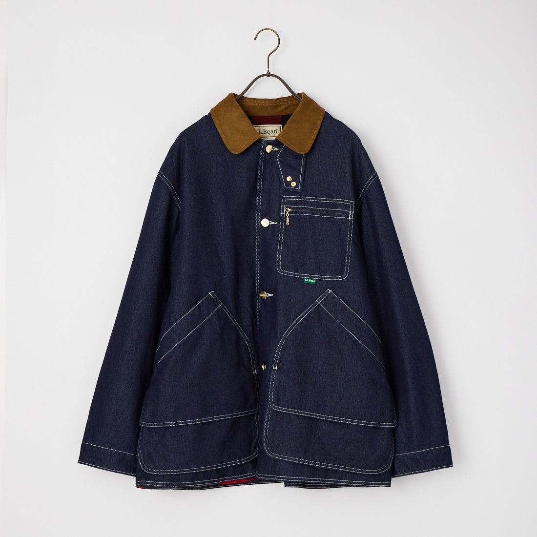 L.L.BEAN [エルエルビーン] ビーンズ フィールドコート フリースラインド インディゴ [6575-6041] 60 BLUE
