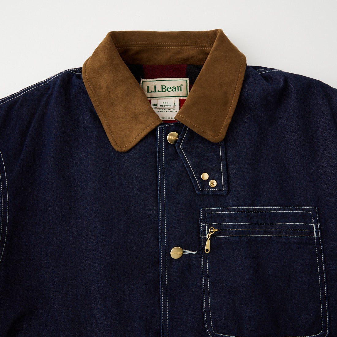 L.L.BEAN [エルエルビーン] ビーンズ フィールドコート フリースラインド インディゴ [6575-6041] 60 BLUE