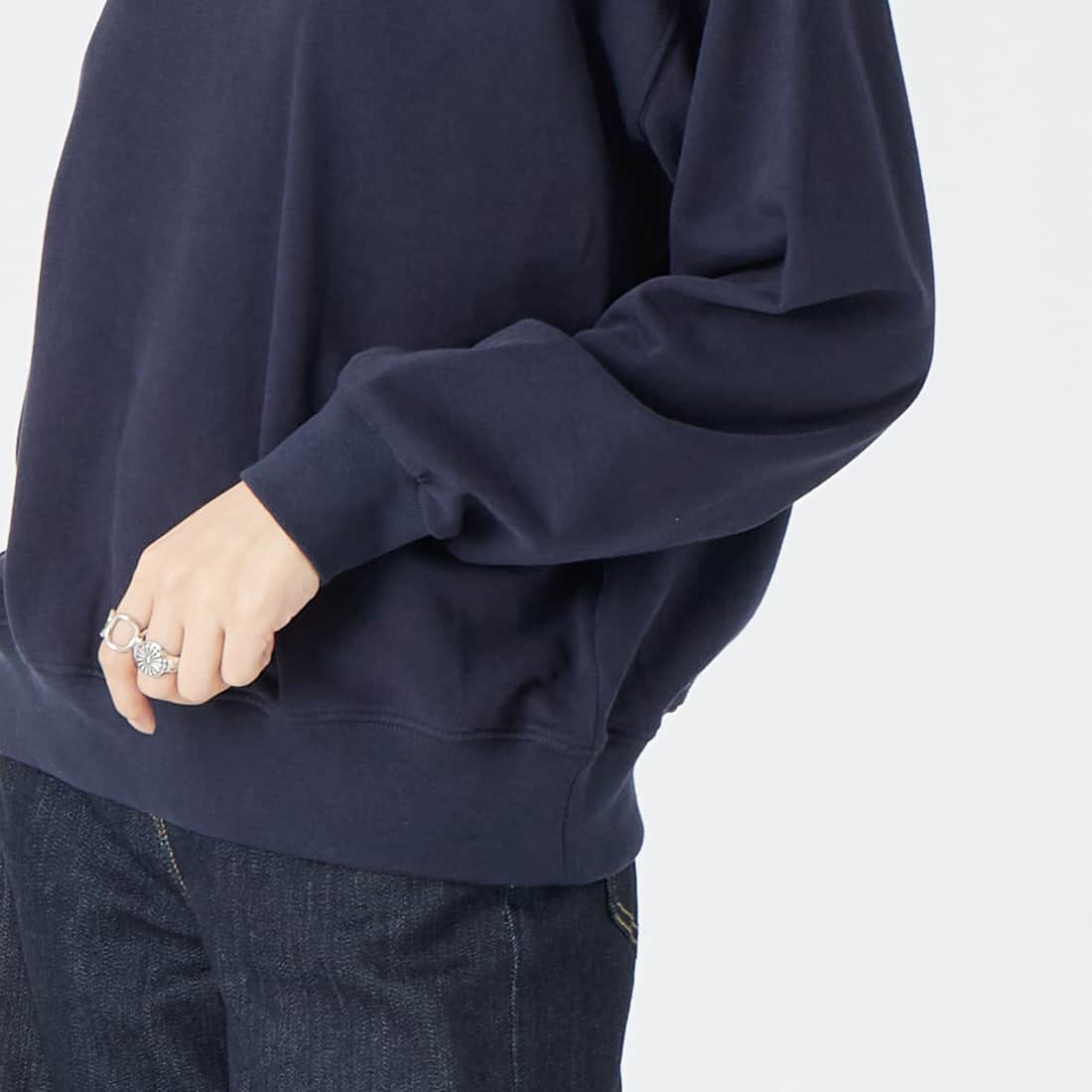 patagonia [パタゴニア] デイリー クルー [42172] SNBE &&モデル身長：162cm 着用サイズ：S&&