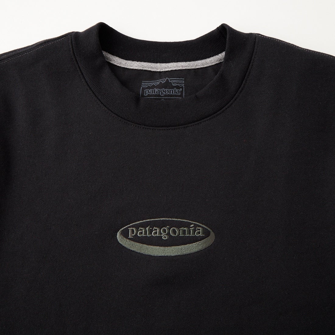 patagonia [パタゴニア] '95 オーバル ロゴ アップライザル クルー スウェットシャツ [39728] BLK