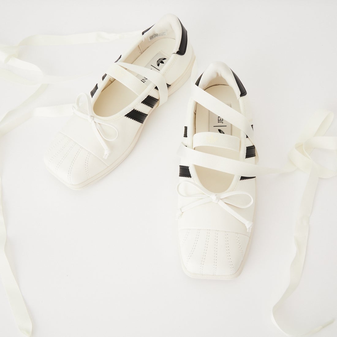 adidas Originals [アディダス オリジナルス] SUPERSTAR SQ バレエシューズ [ORW25] LB3786