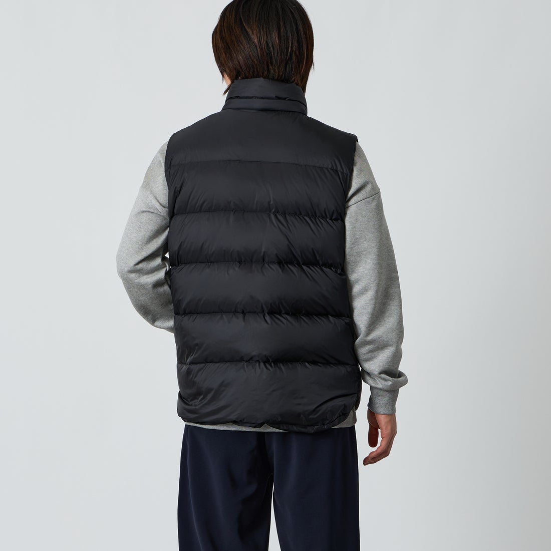 TATRAS [タトラス] POSEIDONE/ポセイドーネ ダウンベスト [MCKA0003013588] BLACK &&モデル身長：177cm 着用サイズ：4&&