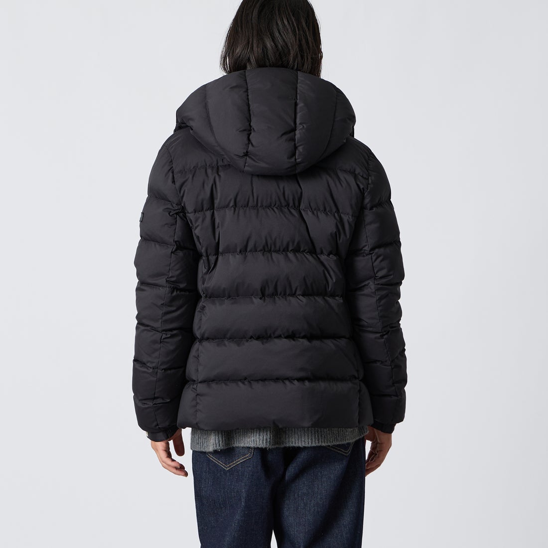 TATRAS [タトラス] ENRI/エンリ ダウンジャケット [MCKA0019013588] BLACK &&モデル身長：175cm 着用サイズ：3&&