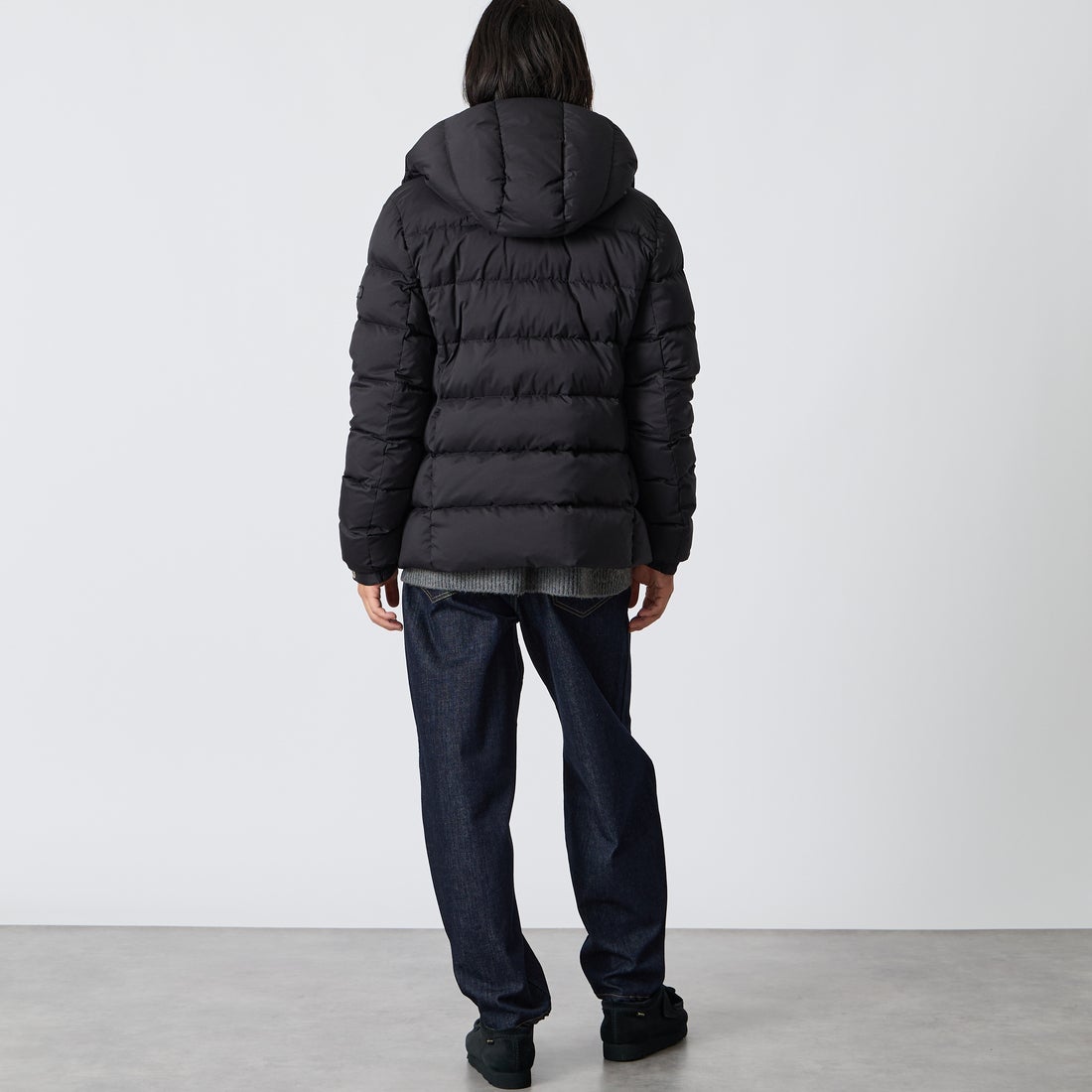 TATRAS [タトラス] ENRI/エンリ ダウンジャケット [MCKA0019013588] BLACK &&モデル身長：175cm 着用サイズ：3&&