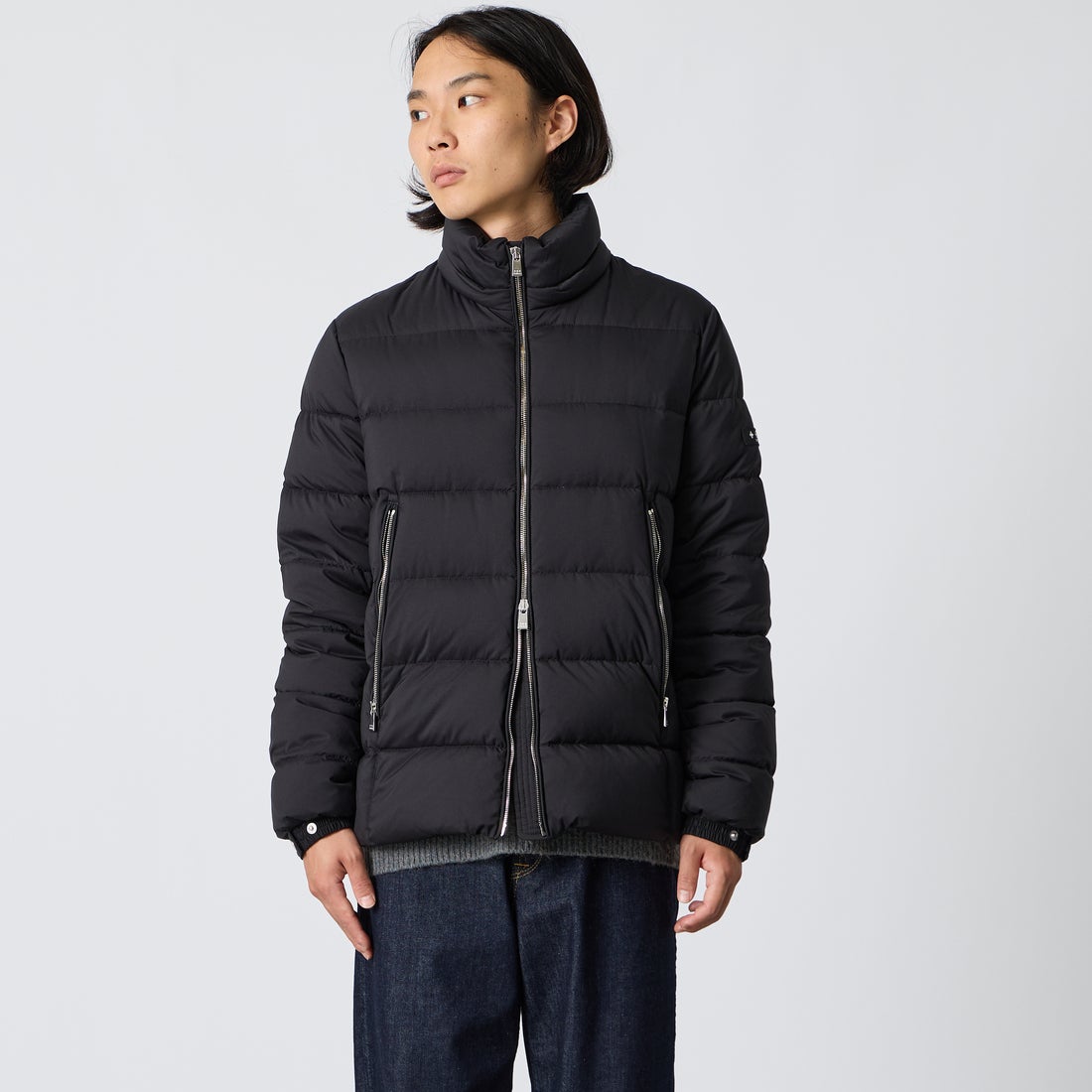 TATRAS [タトラス] ENRI/エンリ ダウンジャケット [MCKA0019013588] BLACK &&モデル身長：175cm 着用サイズ：3&&
