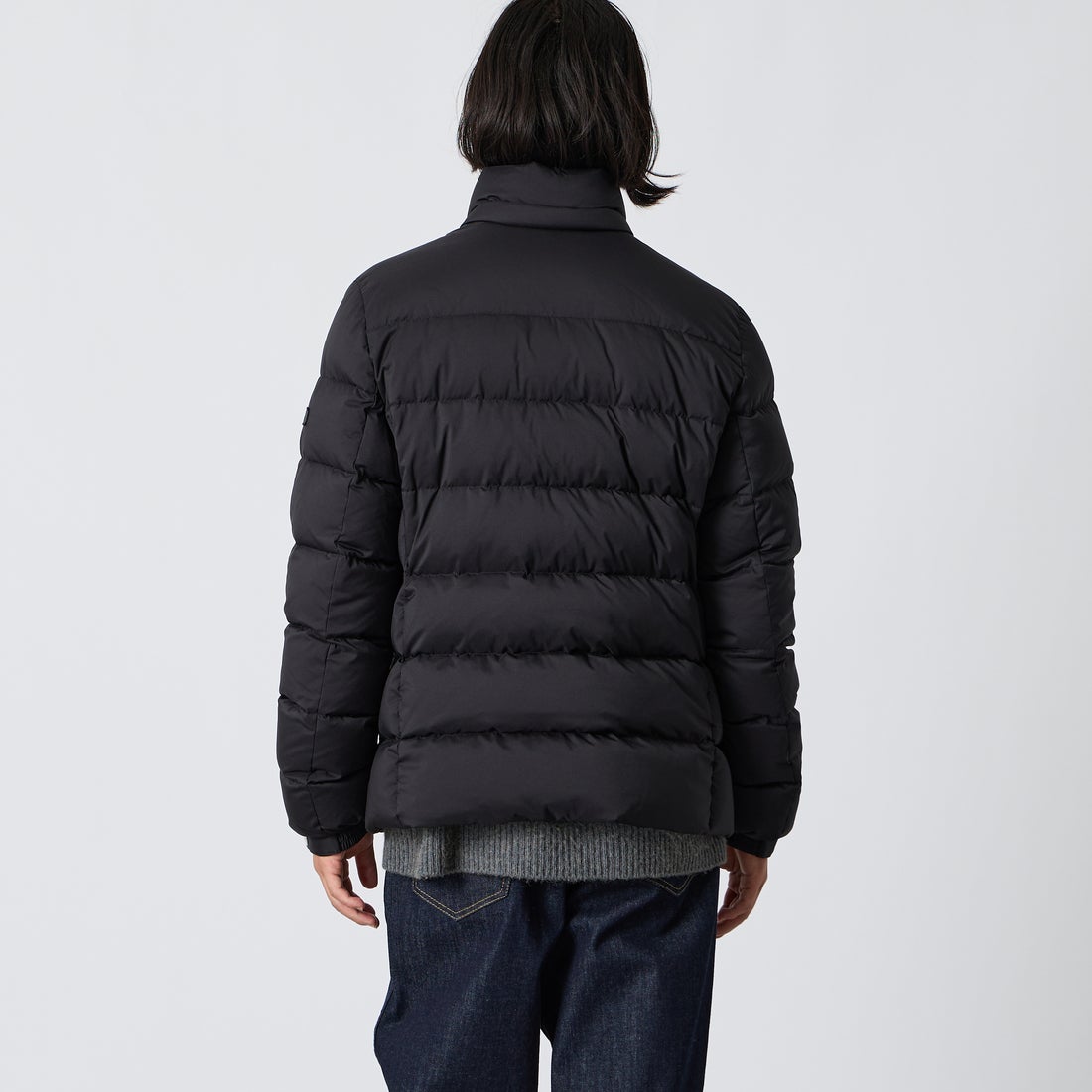 TATRAS [タトラス] ENRI/エンリ ダウンジャケット [MCKA0019013588] BLACK &&モデル身長：175cm 着用サイズ：3&&