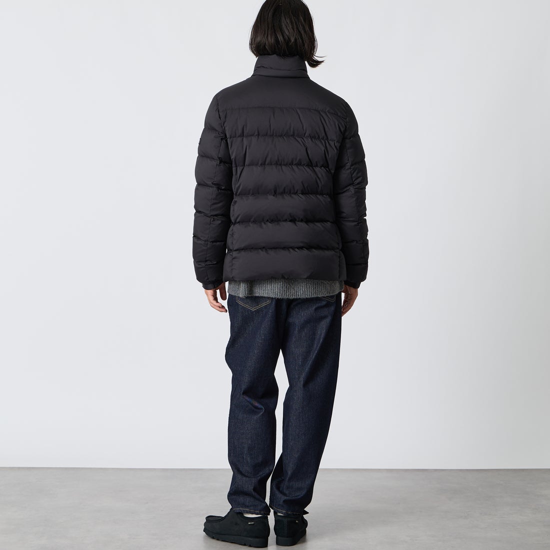 TATRAS [タトラス] ENRI/エンリ ダウンジャケット [MCKA0019013588] BLACK &&モデル身長：175cm 着用サイズ：3&&
