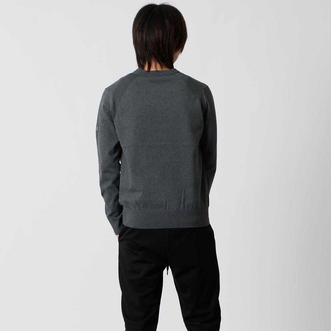 TATRAS [タトラス] GRADO/グラド ニット [MCKA0324053588] C.GRAY &&モデル身長：177cm 着用サイズ：2&&