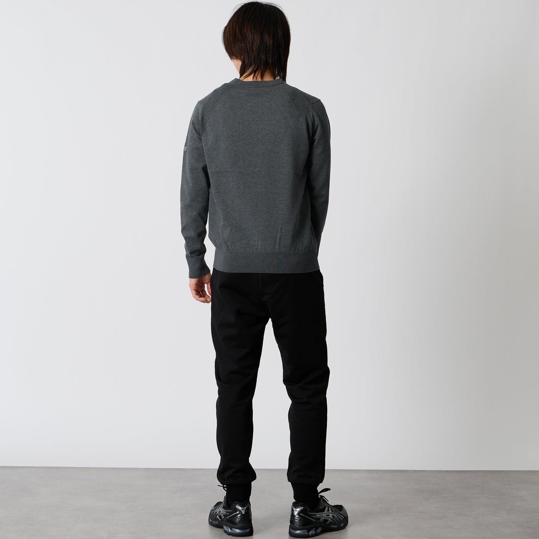 TATRAS [タトラス] GRADO/グラド ニット [MCKA0324053588] C.GRAY &&モデル身長：177cm 着用サイズ：2&&