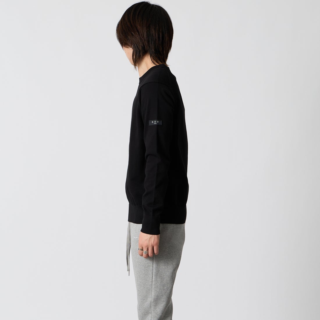 TATRAS [タトラス] GRADO/グラド ニット [MCKA0324053588] BLACK &&モデル身長：177cm 着用サイズ：2&&