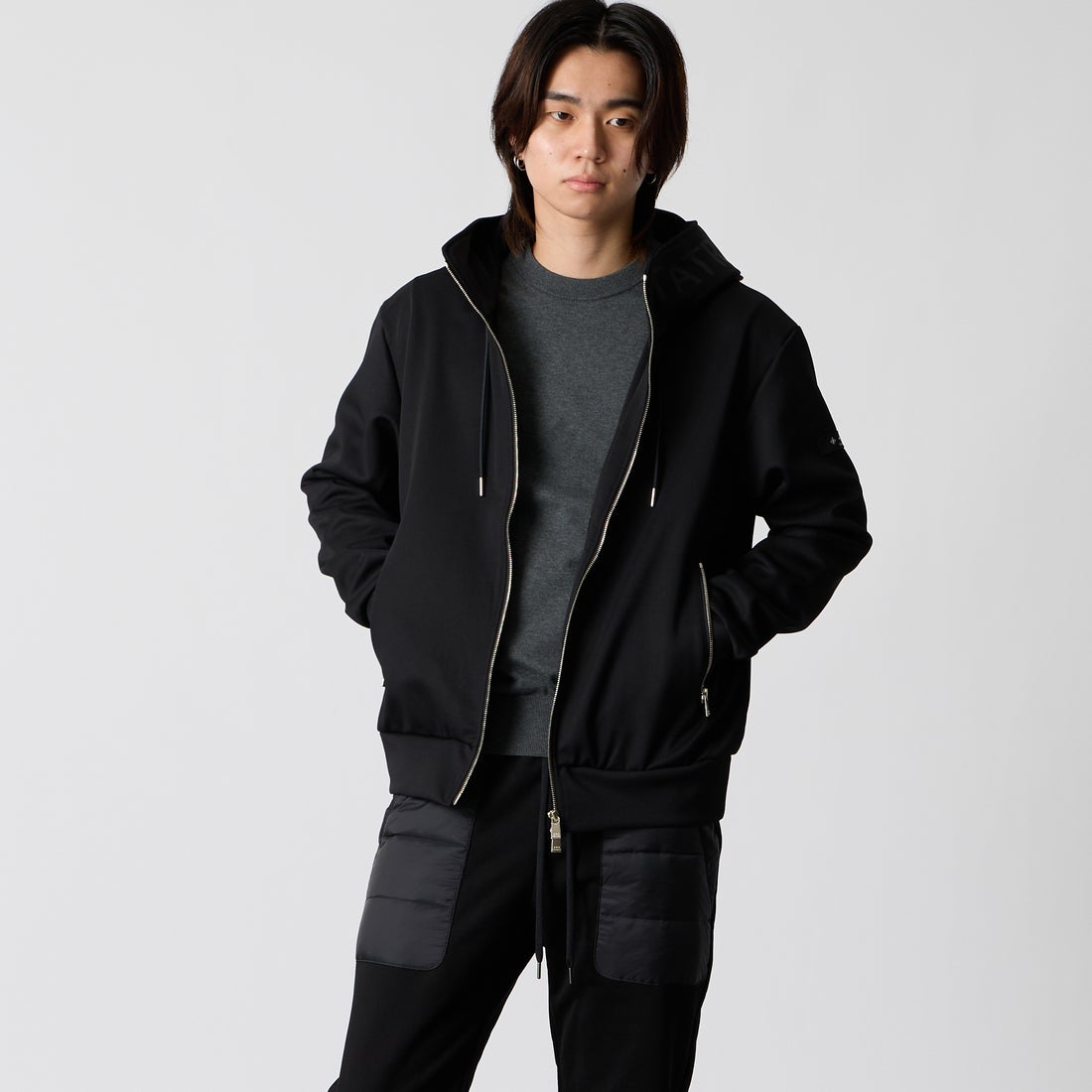 BLACK&&モデル身長：177cm 着用サイズ：2&&