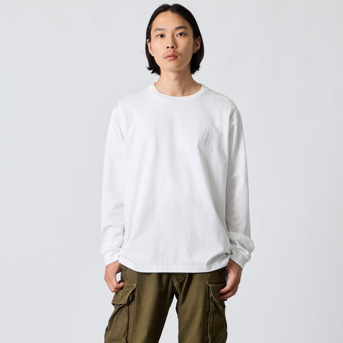 WHITE&&モデル身長：175cm 着用サイズ：3&&
