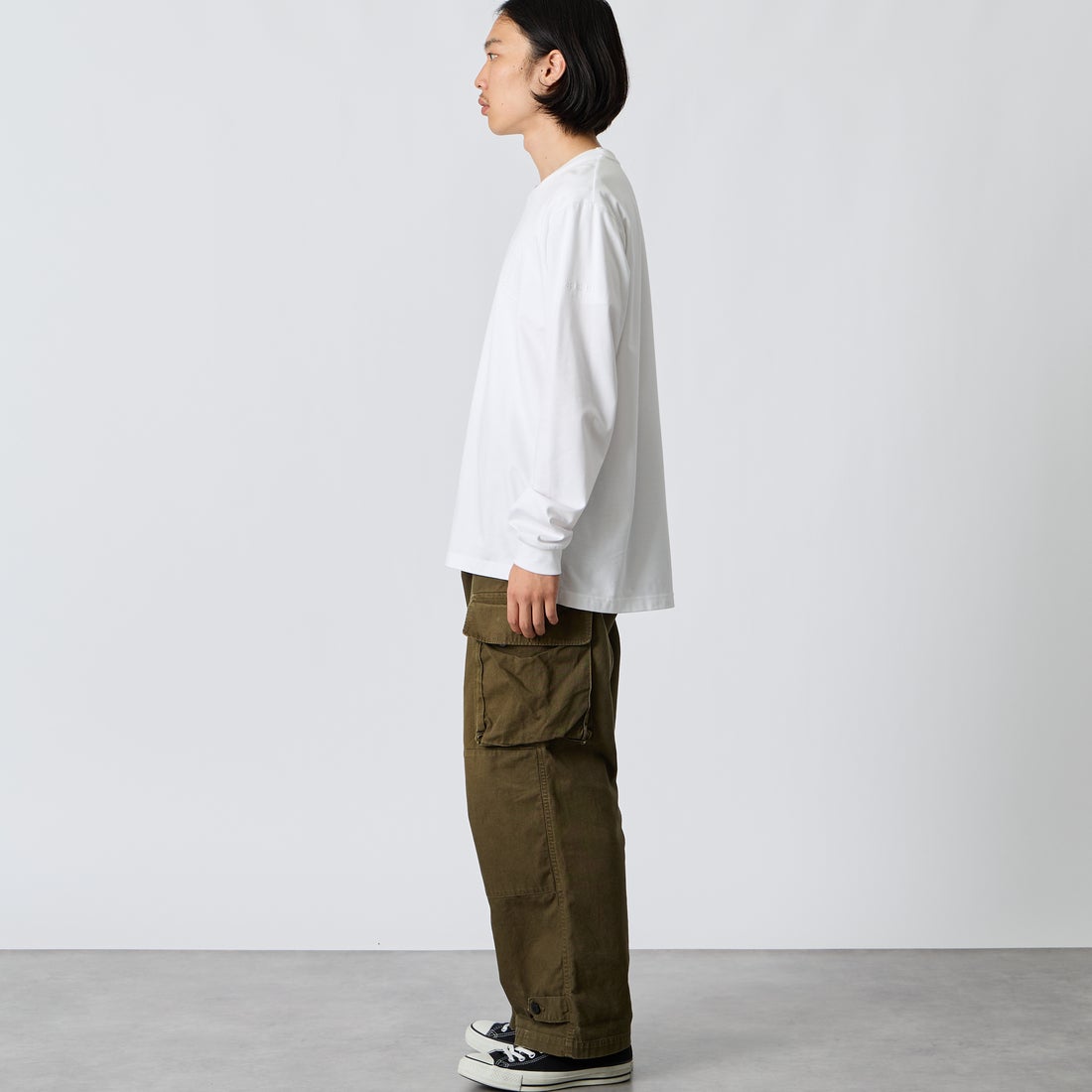 TATRAS [タトラス] MIENGO/ミエンゴ Tシャツ [MCKA0690083588] WHITE &&モデル身長：175cm 着用サイズ：3&&