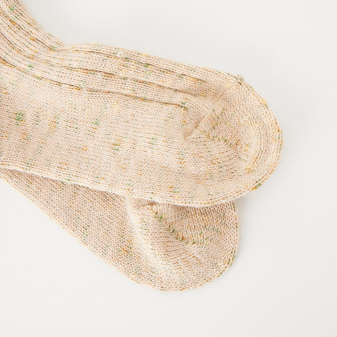 meri ja kuu [メリヤクー] KASURI リブソックス [MJ-24403] 210 BEIGE