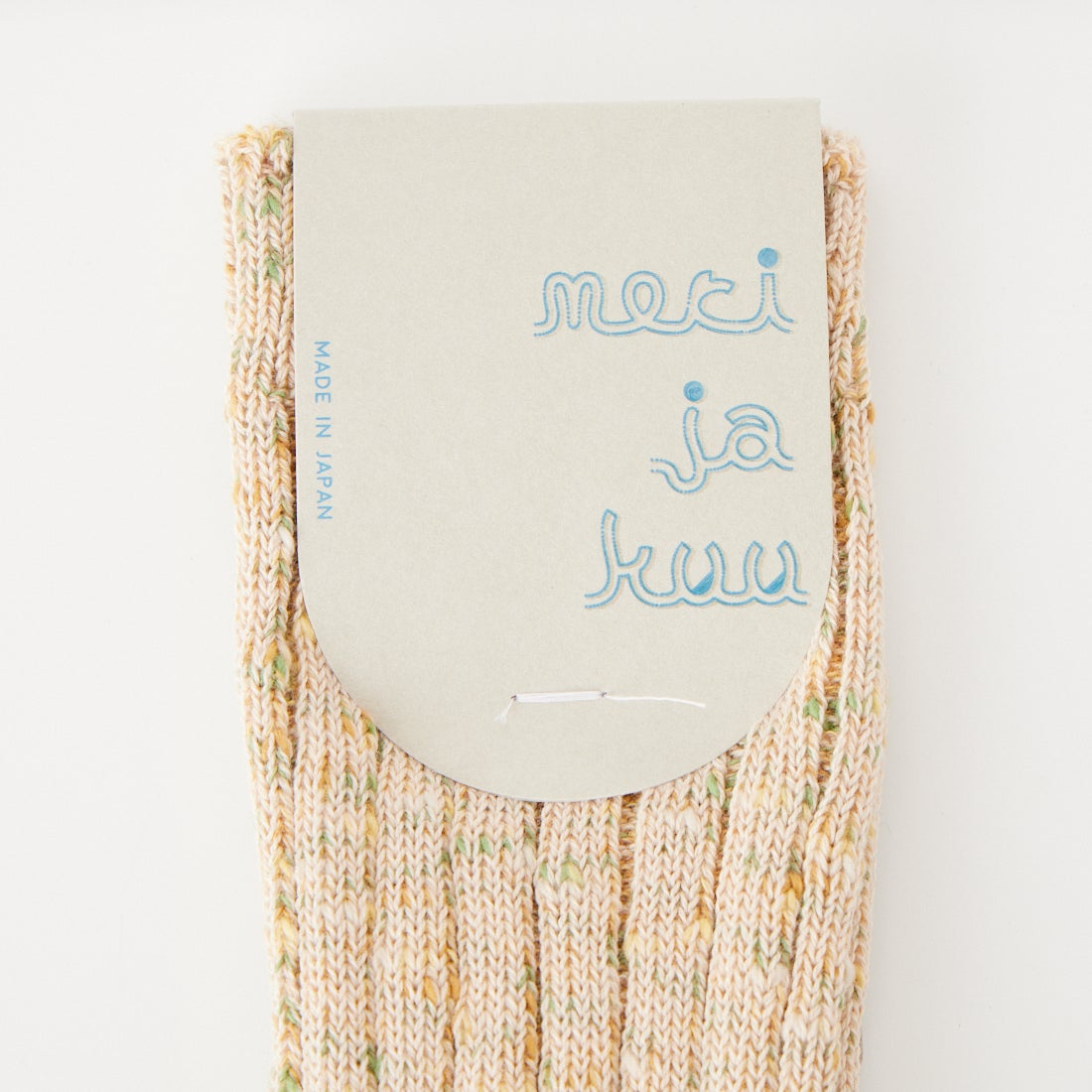 meri ja kuu [メリヤクー] KASURI リブソックス [MJ-24403] 210 BEIGE