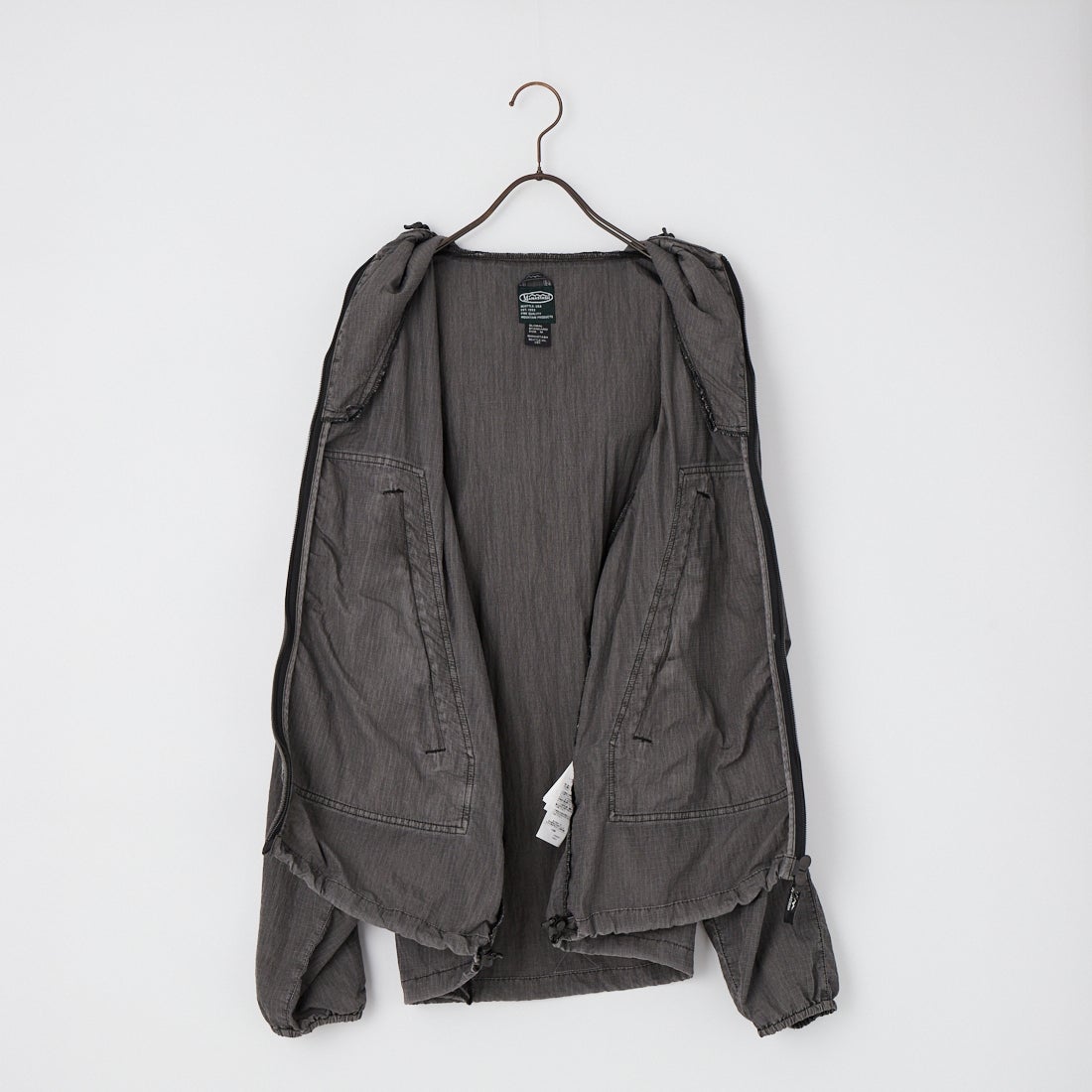 MANASTASH [マナスタッシュ] パネルウィンドブレーカー [792-6252005] 010 BLACK