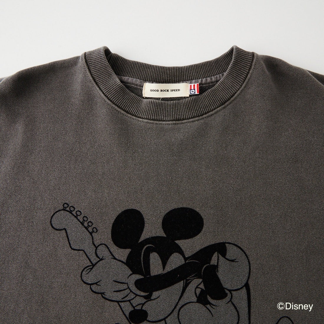 GOOD ROCK SPEED [グッドロックスピード] 別注 / MICKEY MOUSE / プリントスウェット [INTN-085-JF] CHARCOAL