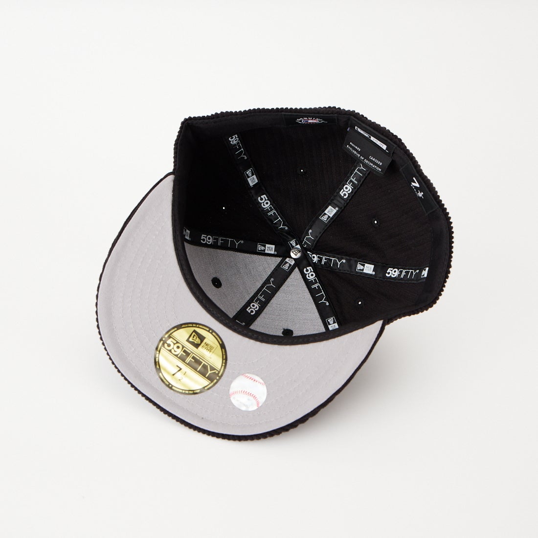 NEW ERA [ニューエラ] 59FIFTY コーデュロイ ニューヨーク・ヤンキース キャップ [15137364] BLK