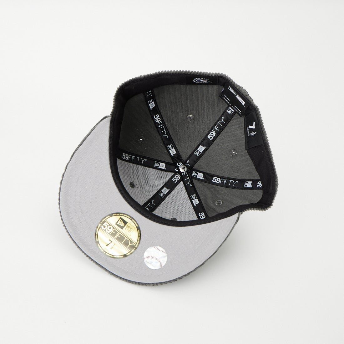NEW ERA [ニューエラ] 59FIFTY コーデュロイ ロサンゼルス・ドジャース キャップ [15137383] GRY