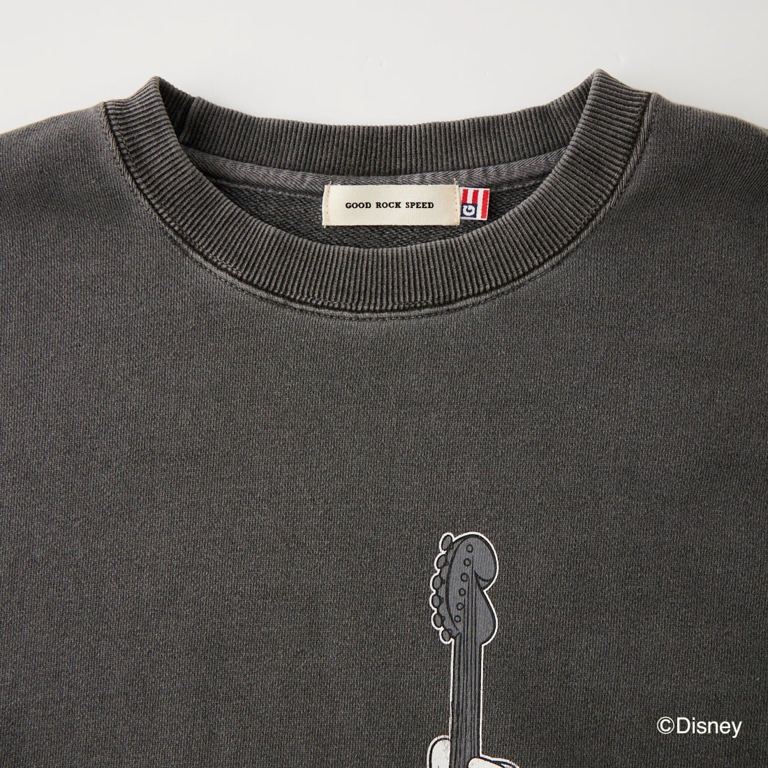 GOOD ROCK SPEED [グッドロックスピード] 別注 / MICKEY MOUSE / プリントスウェット [INTN-086-JF] CHARCOAL