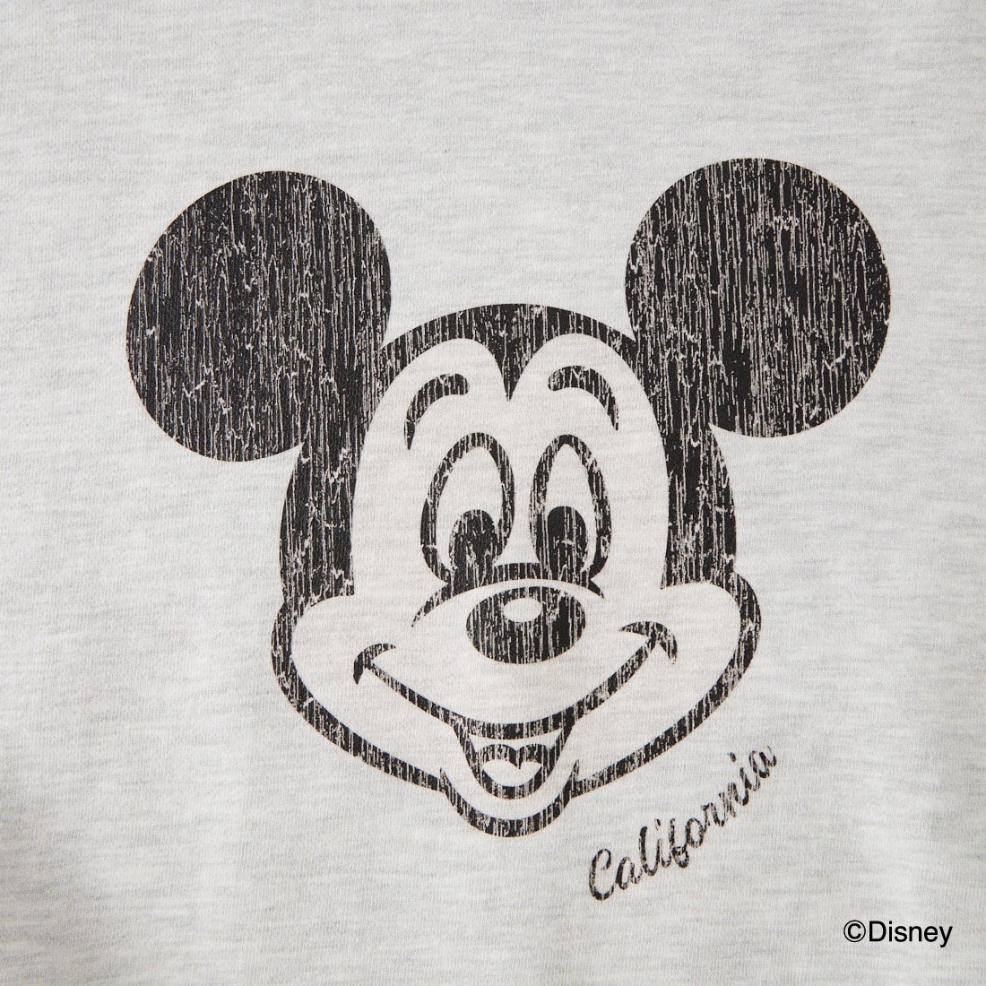 GOOD ROCK SPEED [グッドロックスピード] 別注 / MICKEY MOUSE / プリントスウェット [INTN-087-JF] ASH