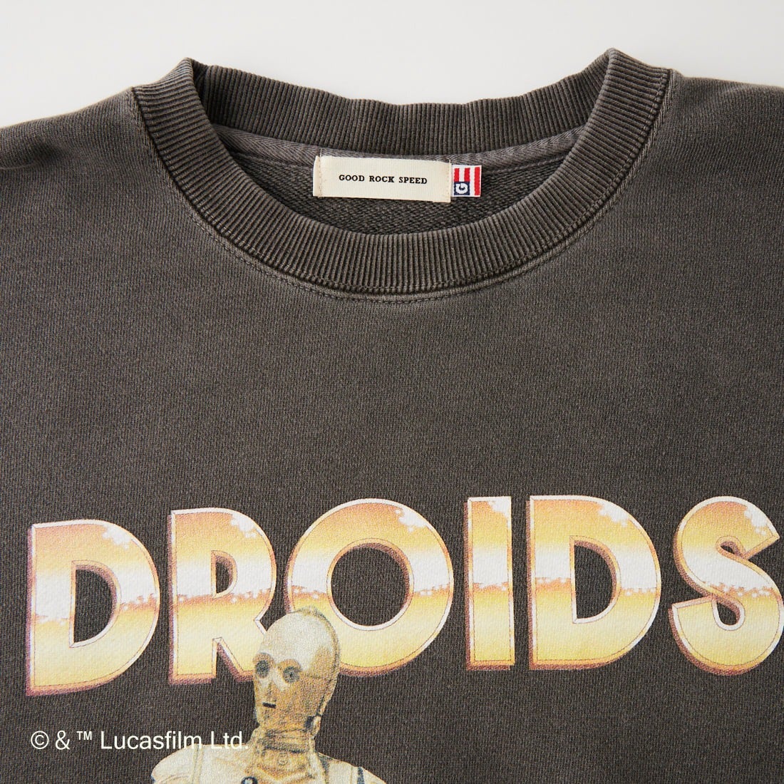 GOOD ROCK SPEED [グッドロックスピード] 別注 / STAR WARS / プリントスウェット [INTN-094-JF] CHARCOAL