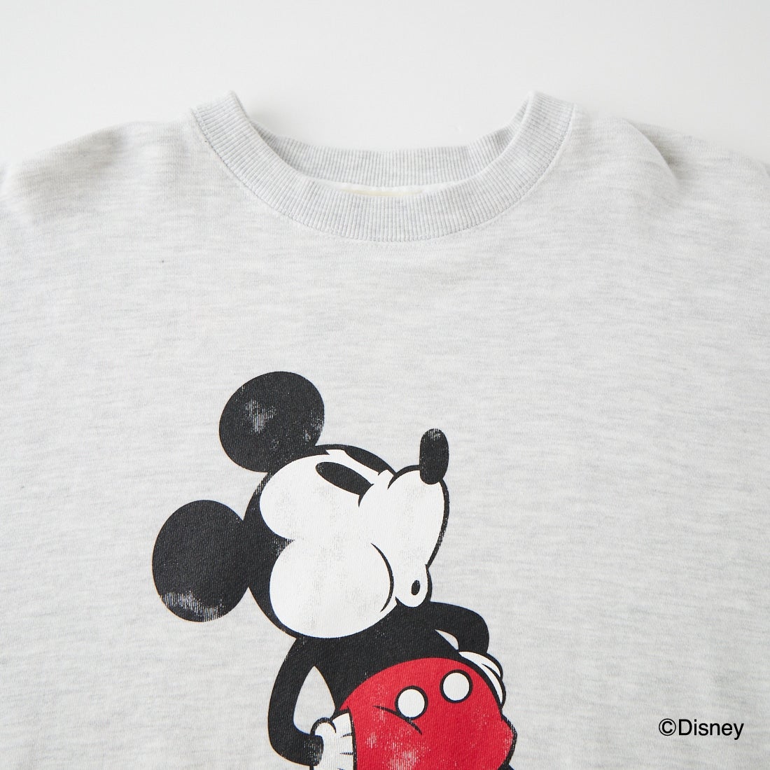 GOOD ROCK SPEED [グッドロックスピード] 別注 / MICKEY MOUSE / プリントスウェット [INTN-090-JF] ASH