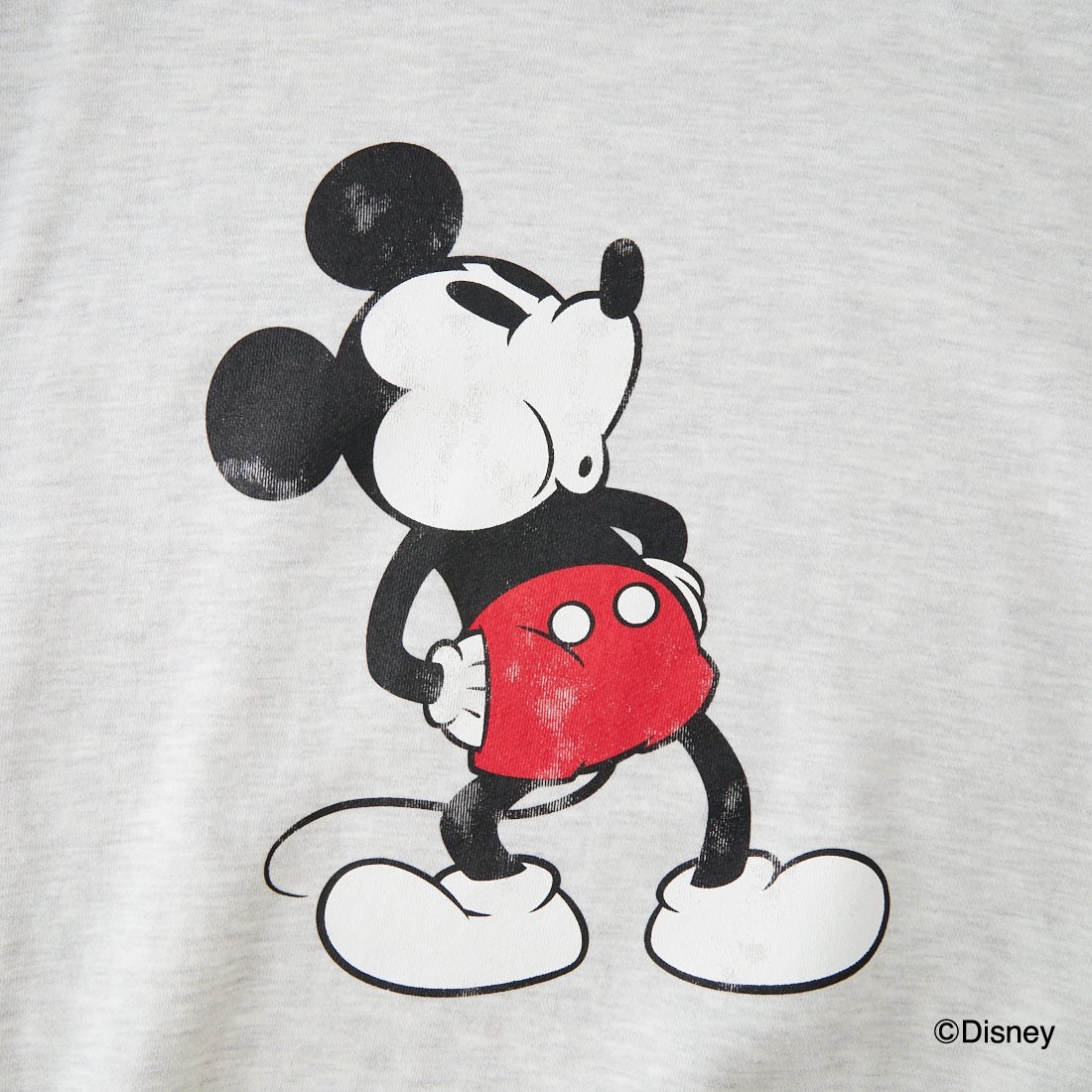 GOOD ROCK SPEED [グッドロックスピード] 別注 / MICKEY MOUSE / プリントスウェット [INTN-090-JF] ASH