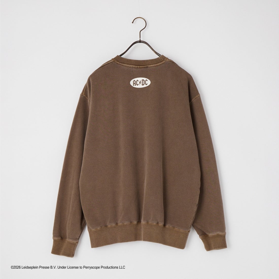 GOOD ROCK SPEED [グッドロックスピード] 別注 AC/DC ロックプリントスウェット [INTN-083-JF] BROWN
