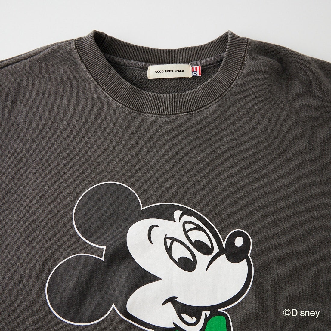 GOOD ROCK SPEED [グッドロックスピード] 別注 / MICKEY MOUSE / プリントスウェット [INTN-088-JF] CHARCOAL