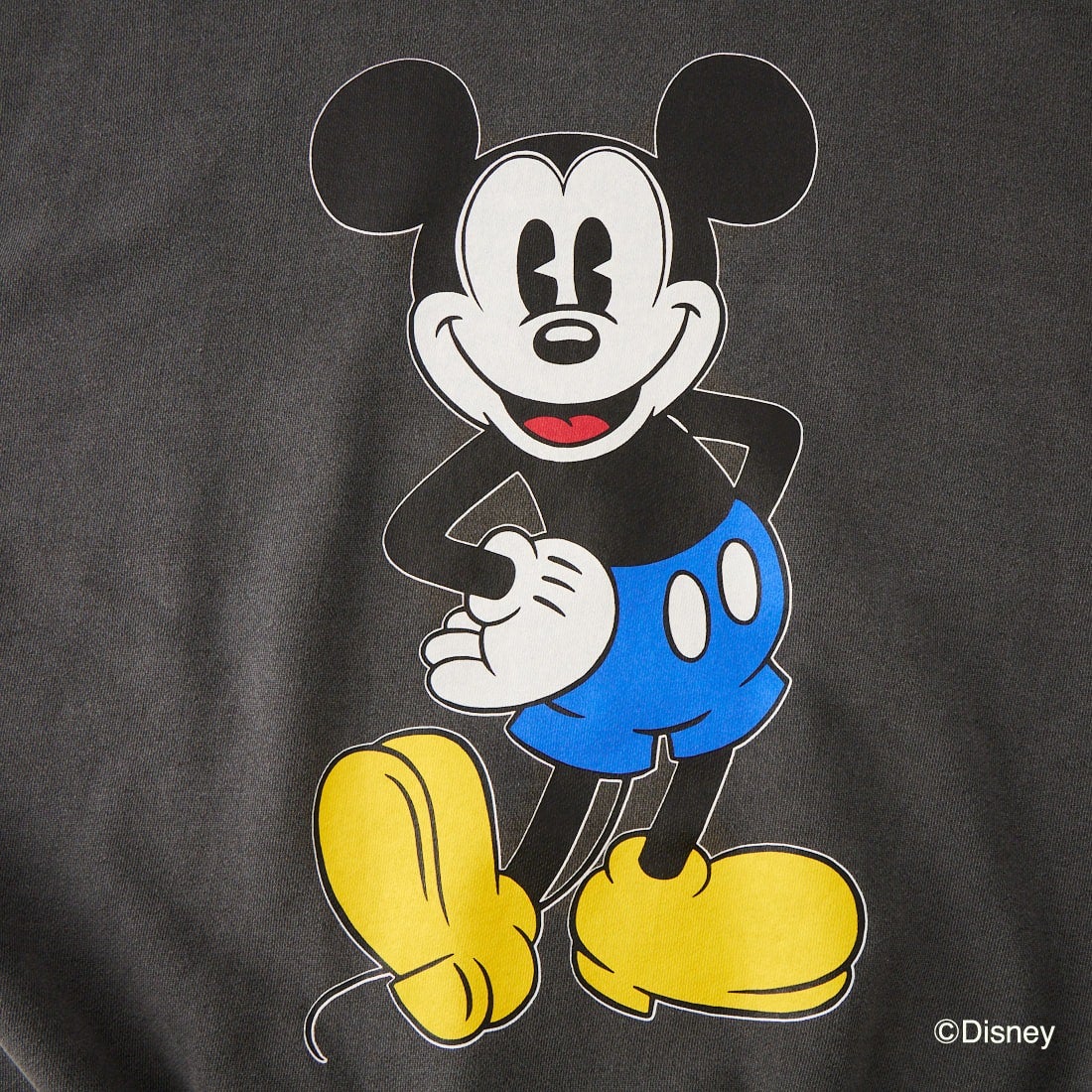 GOOD ROCK SPEED [グッドロックスピード] 別注 / MICKEY MOUSE / プリントスウェット [INTN-089-JF] CHARCOAL