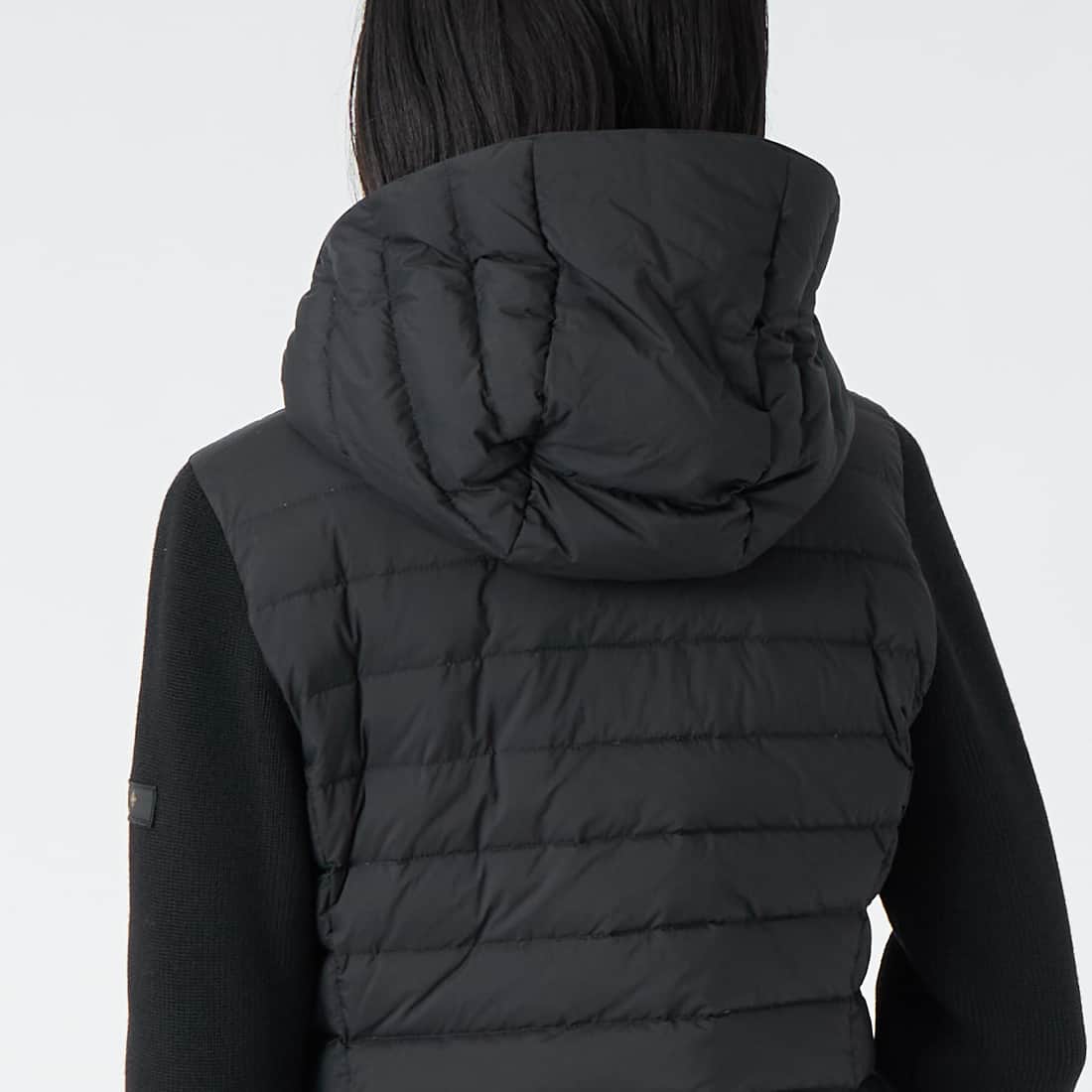 TATRAS [タトラス] GRIF グリフ ライトダウンジャケット [LCKA0030013588] BLACK &&モデル身長：162cm 着用サイズ：2&&