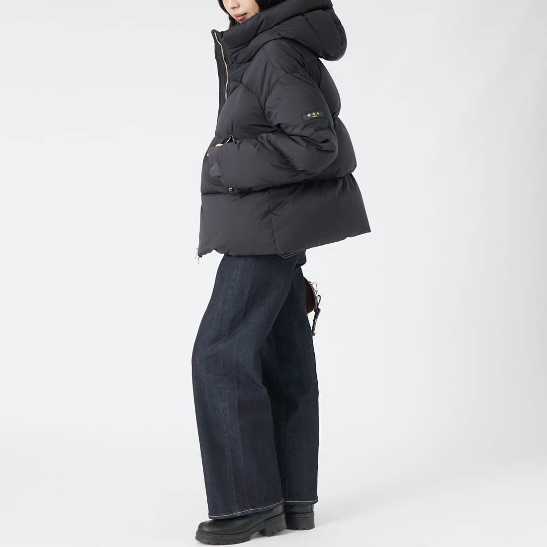 TATRAS [タトラス] GIGI ジジ ダウンジャケット [LCKA0013013588] BLACK &&モデル身長：162cm 着用サイズ：1&&
