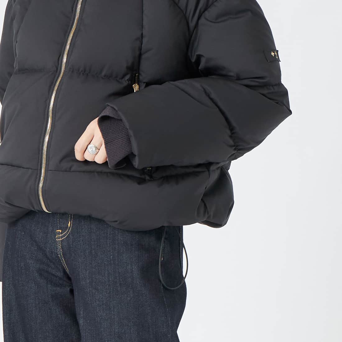 TATRAS [タトラス] GIGI ジジ ダウンジャケット [LCKA0013013588] BLACK &&モデル身長：162cm 着用サイズ：1&&