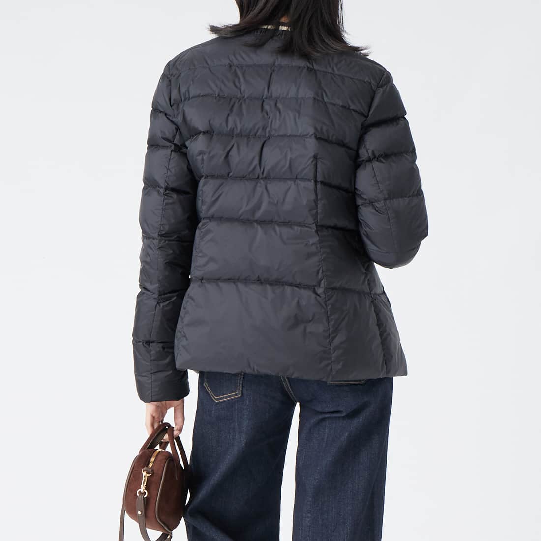 TATRAS [タトラス] BREVA ブレヴァ ライトダウンジャケット [LCKA0007013588] BLACK &&モデル身長：162cm 着用サイズ：3&&
